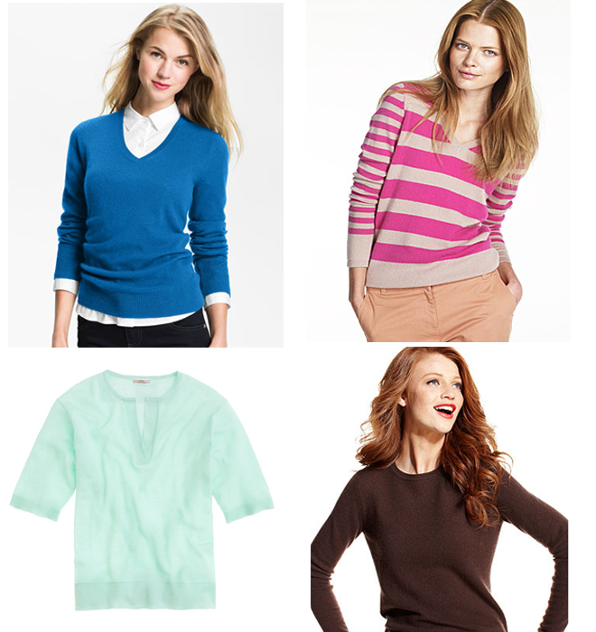 cashmere sweaters under $100